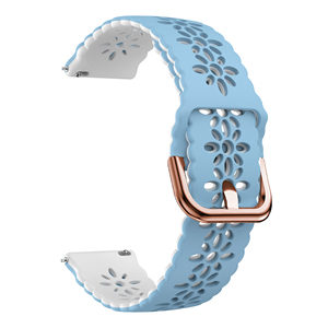 Bracelet de montre de remplacement avec boucle en or rose de 20 mm, pour <span class=keywords><strong>Huawei</strong></span> <span class=keywords><strong>GT</strong></span> 2/<span class=keywords><strong>3</strong></span>/4 42 mm, GT3 Pro 43 mm, bracelets, accessoires pour montre connectée - Product Image 5