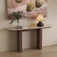 Console d'entrée moderne en bois pour salon, meuble d'appoint mural pour appartement