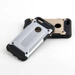 Casing Ponsel Baja untuk Apple Seri Iphone dan Bahan Logam TPU PC Penutup Pelindung Ponsel untuk Sebagian Besar Samsung