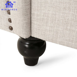 Canapé <span class=keywords><strong>Chesterfield</strong></span> en tissu velours de conception moderne, vente en gros d'usine, meubles de luxe pour chambre à coucher et salon, <span class=keywords><strong>fauteuil</strong></span> - Product Image 4