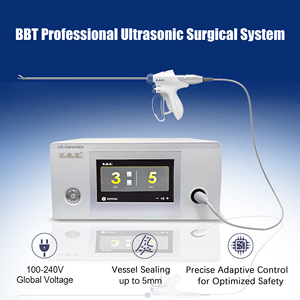 Bisturí Ultrasónico Veterinario con Certificación CE ISO 13485, Tijeras Hemostáticas Desechables <span class=keywords><strong>de</strong></span> Titanio <span class=keywords><strong>de</strong></span> Grado Médico, 14/23/36/45cm - Product Image 1