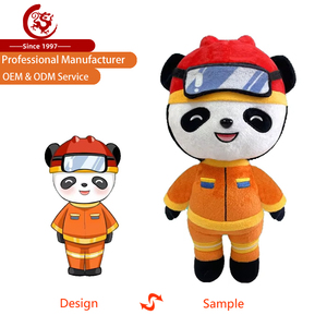 Oem & ODM tùy chỉnh nhiều màu sắc đáng yêu thú nhồi bông nhà sản xuất của tùy chỉnh <span class=keywords><strong>Panda</strong></span> đồ chơi sang trọng với PP bông được thiết kế đồ chơi - Product Image 1