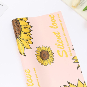 Papel de Girasol para el Día de la Madre, Suministros para Floristería, Papel de Envolver Flores Impermeable, Material de Papel para Envolver Flores - Product Image 3