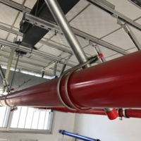 Pince de renforcement latéral rapide QT450 UUTT13, galvanisée, qualité garantie pour le renforcement sismique des tuyaux, directement de l'usine