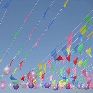 Drapeau triangulaire coloré en gros, aux couleurs vives et résistant aux UV, pour mariage, anniversaire, fête, jardin - Product Image 4