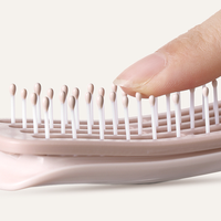 Peigne de beauté pliable tout-en-un |   Miroir intégré et épilateur auto-nettoyant |   Format de poche pour les retouches rapides et les voyages