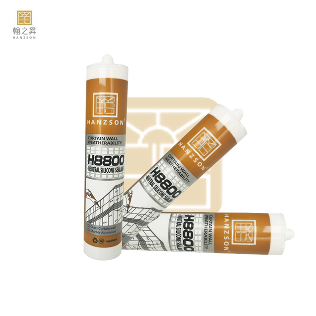 White Silicone Sealant H8800 Fireproof Sealant with Adhesive Structural Rubber Sealant Adhesive