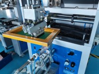Machine d'impression Semi-automatique, pour bouteilles soirée, impression de tubes en plastique, gobelets ronds