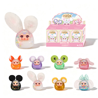 MM Suger Baby Q Treasure Blind Box Liquid Motion Bubbler Figurine d'animal mignon Boîte mystère Décoration de bureau Cadeaux
