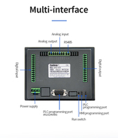 Controlador lógico programable todo en uno con pantalla táctil de 4,3 pulgadas HMI PLC de pulgadas