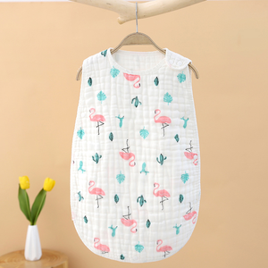 Four-Layer Cotton Gauze Baby Sleeping Bag Wearable Kids <strong>Vest</strong> <strong>for</strong> <strong>Newborn</strong> &amp; Toddlers Anti-Kick Feature <strong>for</strong> Summer - Product Image 3