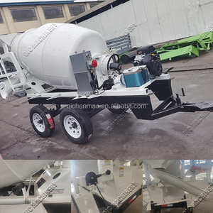 Anhänger Typ 3 m3 Yards Mobile Betonmischer Trommel Dieselmotor Betonmischer Tank zu verkaufen - Product Image 6