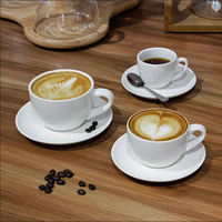 Fabricant Prix Bas Tasse et Sous-tasse à Café/Thé en Céramique Porcelaine Petites