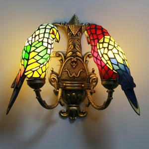Lámparas de Pared LED LongHuiJing con Base de Aleación de Zinc, Multicolores, para Interiores, Bares, Cafés, Estudios, Decoración del Hogar, Vidrio Teñido - Product Image 1