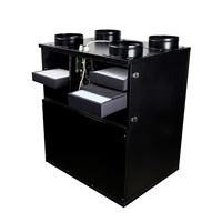 Système ERV vertical intelligent à compresseur DC Inverter pour intérieur, avec récupération de chaleur et ventilation énergétique, moteur DC sans balais, pour chambre et sous-sol