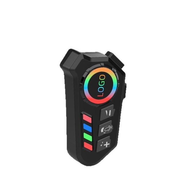 Motorcycle Helmet Led Lighting Headset Stereo Voice Control Bluetooth Hands Free Call IPX8 Waterproof 2000mAh 5.4 Bluetooth