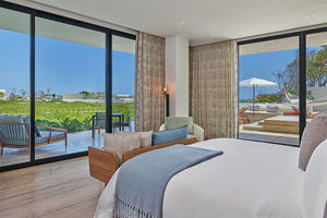 Ensemble de mobilier moderne 5 étoiles de luxe pour chambre d'hôtel Mobilier de lobby en bois sur mesure pour appartements et villas - Product Image 2