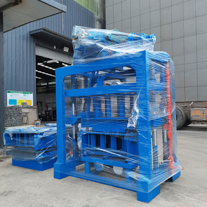 Mesin pembuat bata beton kecil Manual & otomatis QTJ4-40 Model mesin produsen blok semen sebagai komponen inti - Product Image 5
