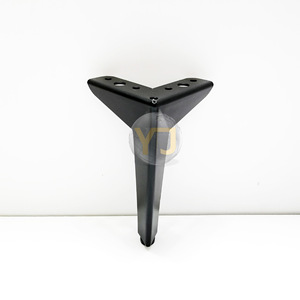 YIJUN Furniture <b>Legs</b> Black 837B Heavy Duty Modern Minimalist Metal Table <b>Sofa</b> <b>Legs</b> - Product Image 5