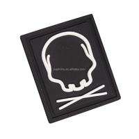 Patch en PVC souple en caoutchouc plastique 3D pour vêtements