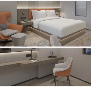 Meubles de chambre à coucher modernes en bois massif pour hôtel cinq étoiles, personnalisés par l'usine pour salon et chambre à coucher - Product Image 5