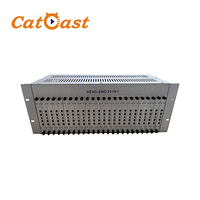 Modulateur analogique CATV Catcast 24 en 1, 24 canaux, entrée HD MI vers sortie RF, fréquence fixe (47-862 MHz), construction métallique