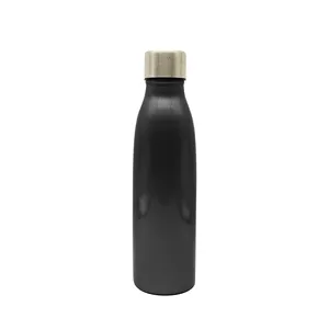Customized Logo Cola Shaped Vacuum Flask & Thermoses Flask Stainless Steel Double Wall Vacuum Water Bottle Flask With Press Lid
