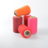 Colored Regenerated Poly Cotton Yarn OE Cotton Yarn for Knitting and Weaving
