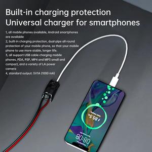 กล้องวิดีโอไร้สาย220V ถึง5V 1A/2A พาวเวอร์ซัพพลายสำหรับใช้ในครัวเรือนอะแดปเตอร์ตรวจสอบ WiFi USB อินเตอร์เฟซ Type-C - Product Image 6