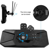 FLYQUICK Nouveau kit de rétroviseurs latéraux UTV, rétroviseur central pour Polaris Ranger SF-UTV-4C/UTV-59-1, matériau PP, fabriqué en Chine