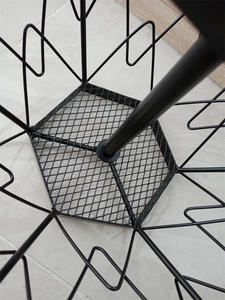 Panier de fruits et légumes à <span class=keywords><strong>2</strong></span> niveaux en fil de fer, présentoir carré décoratif en métal - Product Image 6