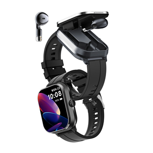 Reloj Inteligente de Alta Calidad con Auriculares TWS, Diseño Plegable, Sonido de Alta Fidelidad, Pago NFC sin Conexión, Monitor de Actividad Física - Product Image 1