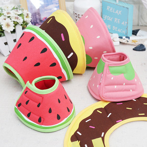 Cute Soft Strawberry Donut Adjustable Anti Lick Anti Bite Protective Veterinary Wound Care Dog Recovery <b>Collar</b> for Cats Dogs - Product Image 5