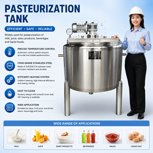 Pasteurisateur de crème glacée Ace Small, machine de pasteurisation de jus de fruits et de lait avec compresseur - Product Image 1