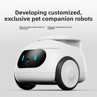 Nouveaux jouets robots intelligents pour animaux de compagnie, contrôle sans fil, application intelligente, robot compagnon pour animaux de compagnie avec vidéo 2K et audio à distance, jouets interactifs pour animaux de compagnie