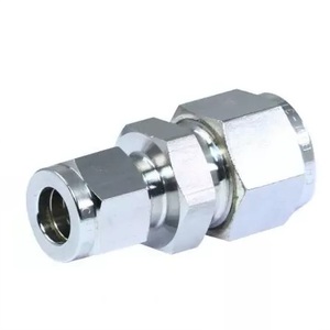 Raccords de tubes métalliques à double virole Coude en T vissé à surface lisse pour connecteurs de tuyaux médicaux à gaz liquide alimentaire - Product Image 5