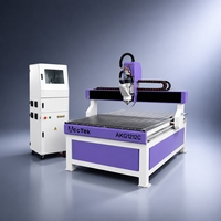 Machine de gravure sur bois 3D 1212, routeur CNC 3 axes, ATC, changement automatique d'outil, travail du bois