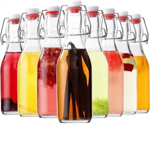 Botellas de Vidrio Herméticas con Tapa Abatible para Elaboración de Cerveza y Fermentación de Kombucha con 2 Vertedores - Product Image 1