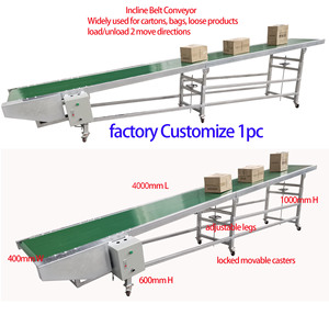 XS10 Band Incline Pvc <strong>Belt</strong> <strong>Conveyor</strong> Customizable Electric <strong>Load</strong> Transportador for Restaurant and Retail Industries - Product Image 2