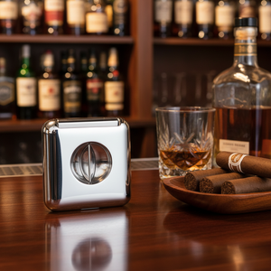 JIFENG JF-J88 Nuovo Design Taglia Sigari Portatile in Metallo Quadrato con Lama Affilata e Supporto - Product Image 5