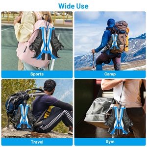 <b>Shoe</b> <b>Holder</b> with Clip Hanger for Backpacks X-Large Blue for Sneakers & Cleats Travel & Sports Use - Product Image 5