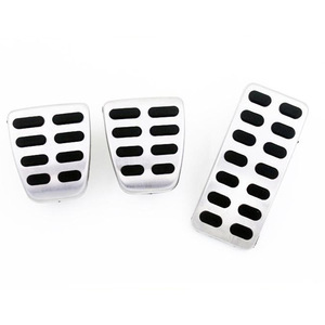 Amp Z Stainless Steel Pedal Covers For Hyundai Kia Sonata Tucson Sorento Sportage Santa Fe Ix35 Reina New Model - Product Image 3