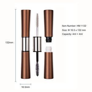 HUIHO Thiết Kế Thời Trang Durable Nhôm Mascara Ống Container Đôi Bên 4Ml + 4Ml Rỗng Mỹ Phẩm Bao Bì Mascara Chai - Product Image 2