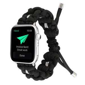 <span class=keywords><strong>Bracelet</strong></span> en Nylon avec corde pour <span class=keywords><strong>Apple</strong></span> <span class=keywords><strong>Watch</strong></span>, de série 6 5 4 3 2 1, pour <span class=keywords><strong>Apple</strong></span> <span class=keywords><strong>Watch</strong></span>, paracorde, <span class=keywords><strong>Bracelet</strong></span> de survie, iwatch 38 40 42 <span class=keywords><strong>44</strong></span> <span class=keywords><strong>mm</strong></span> - Product Image 3