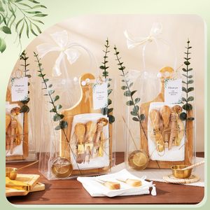 Premios para el Baby Shower: Tabla de Quesos, Utensilios de Acero Inoxidable para Miel, Tarjetas de Agradecimiento y Bolsas de Regalo para Bebés - Product Image 4