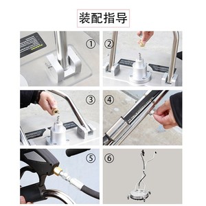 High Pressure Cleaner <b>Floor</b> Scrubber Stainless Steel Burnishing <b>Machine</b> MO610 Cold Water <b>Cleaning</b> Medium Duty - Product Image 3