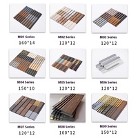 Panel Dinding Interior 3D Cladding Akustik PVC Kamar Mandi Dekoratif Desain Kedap Suara Modern Dekorasi Tahan Api Rumah Tangga