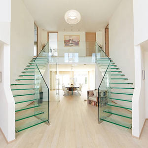 בריטניה צף זכוכית מדרגות עם מזג זכוכית מעקה - Product Image 4