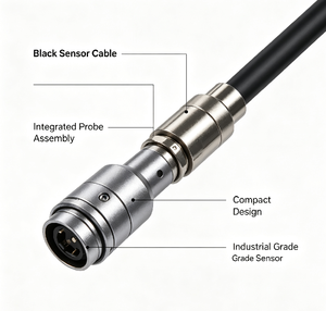 Sonde de température JUMO ATEX antidéflagrante à visser Pt100 RTD, gaine IP65 8mm, immersion 150mm, filetage G1/2, sortie 4-20mA intégrée - Product Image 3