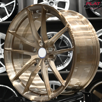 Jantes forgées personnalisées 5x112 5x114.3 5x120 5x130 6x139.7 pour voitures particulières Cadillac Range Rover BMW BMWZ Tesla